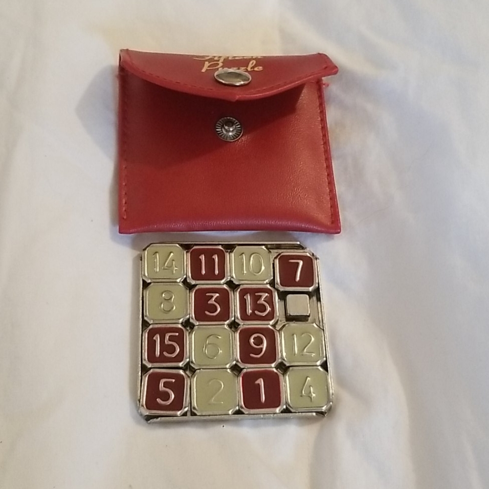 Vintage 15 Game Metal Puzzle